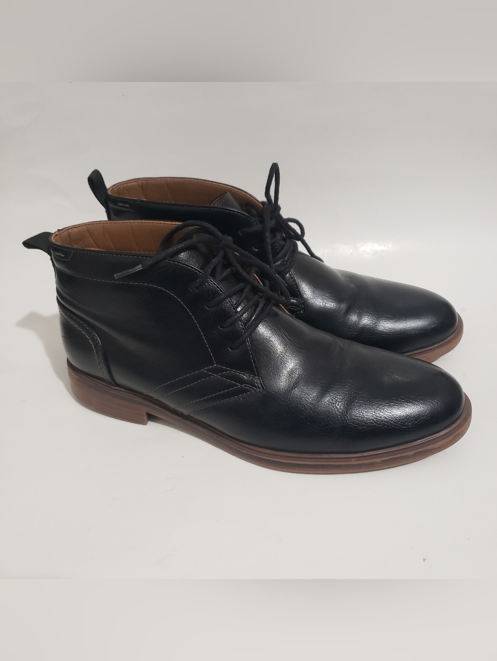 Sonoma Aaronblack Chukka Boots Men’s 9M Black Lace Up Ortholite Eco